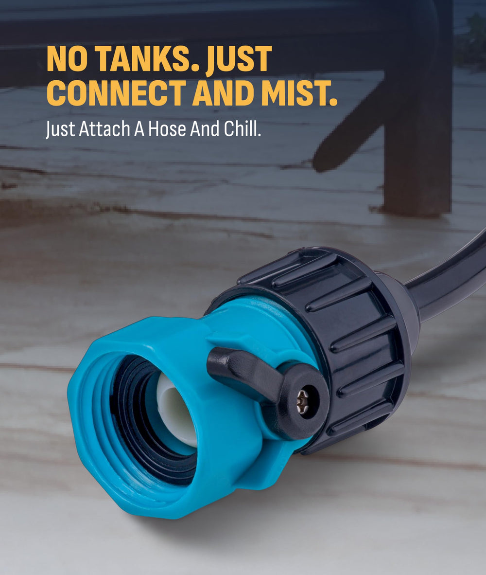 NewAir tilt adjustment close-up allowing targeted airflow and mist direction