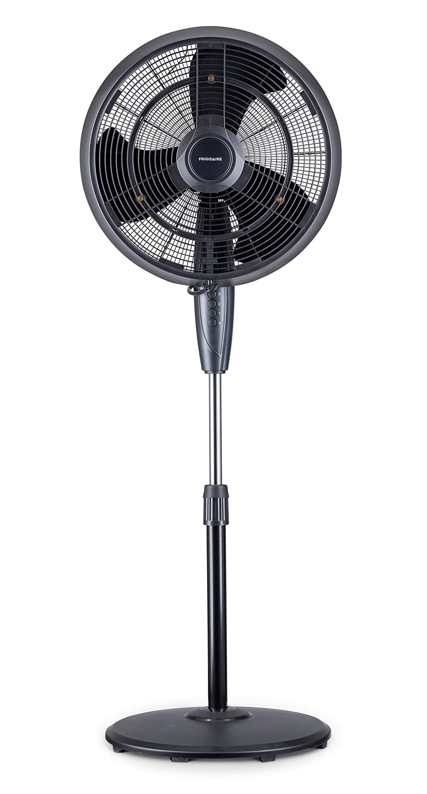 NewAir front view pedestal fan showing airflow and coverage benefit