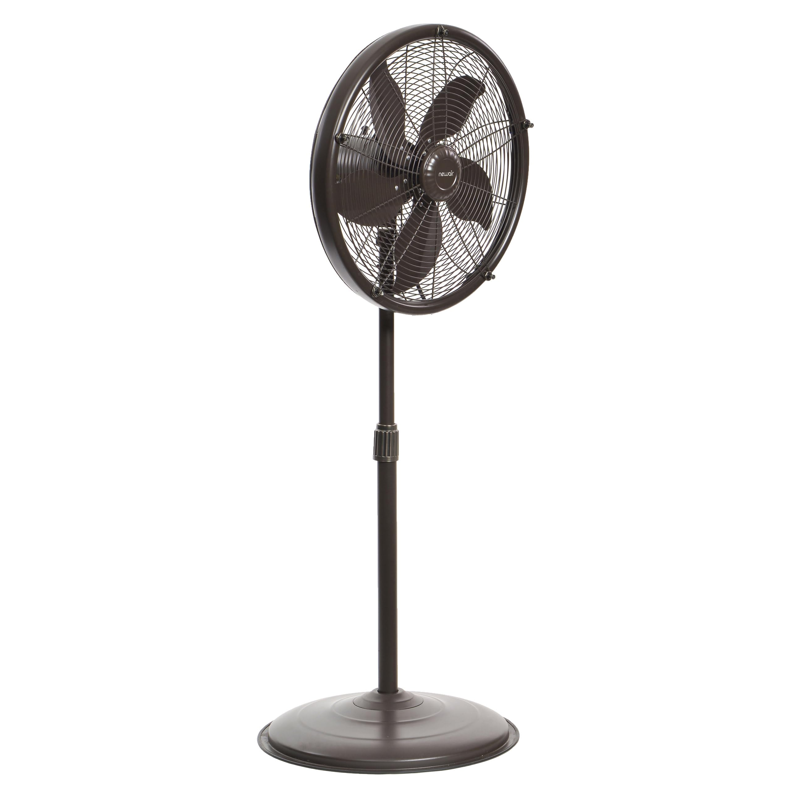 NewAir front view of fan showing powerful airflow and outdoor cooling benefit