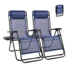 NEWBULIG front view showing modern blue chair and sturdy support