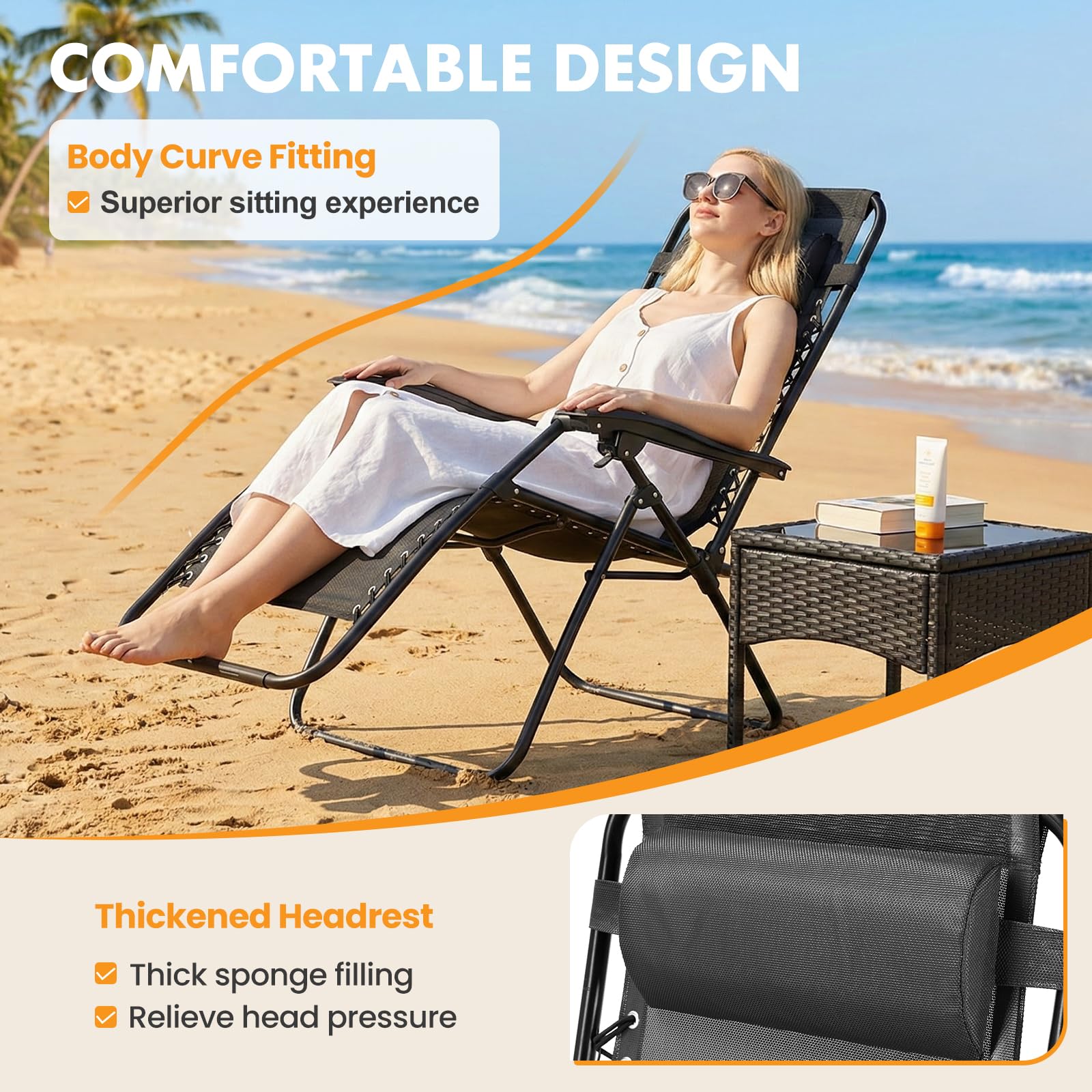 NEWBULIG close-up of breathable mesh seat, offering cool airflow benefit