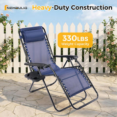 NEWBULIG detachable tray with cup holder for convenient reach of drinks