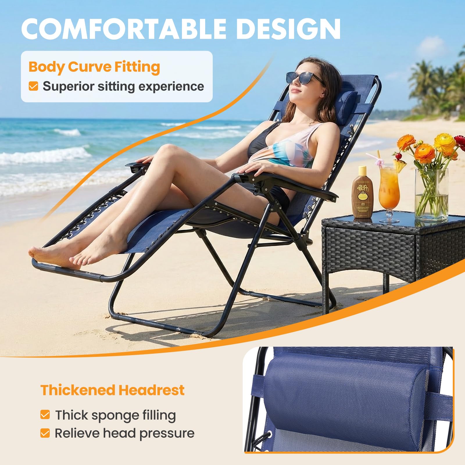 NEWBULIG chairs folded flat for storage demonstrating easy transport and compact packing