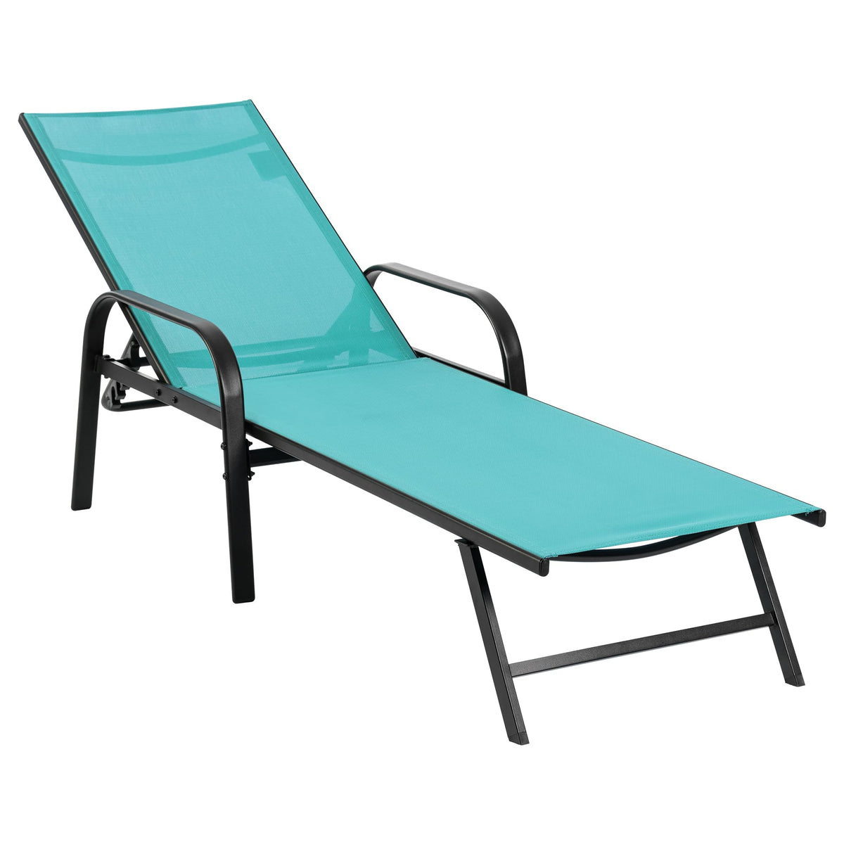 NEWBULIG front view of chair showing modern blue finish and comfort