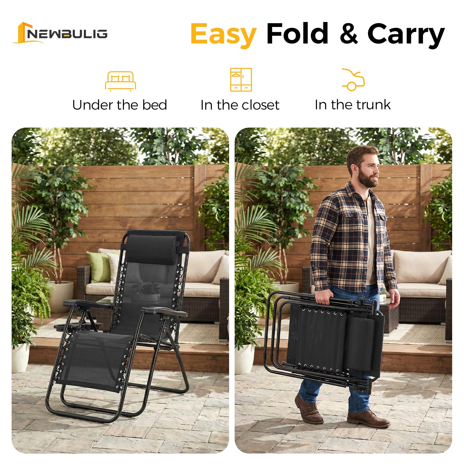 NEWBULIG breathable mesh seat texture for cooling and quick drying