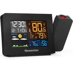 Newentor front panel display showing time and temperature, easy bedside readability