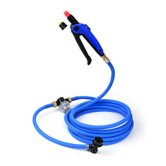 NEWISHTOOL front view with hose showing complete kit and easy handling