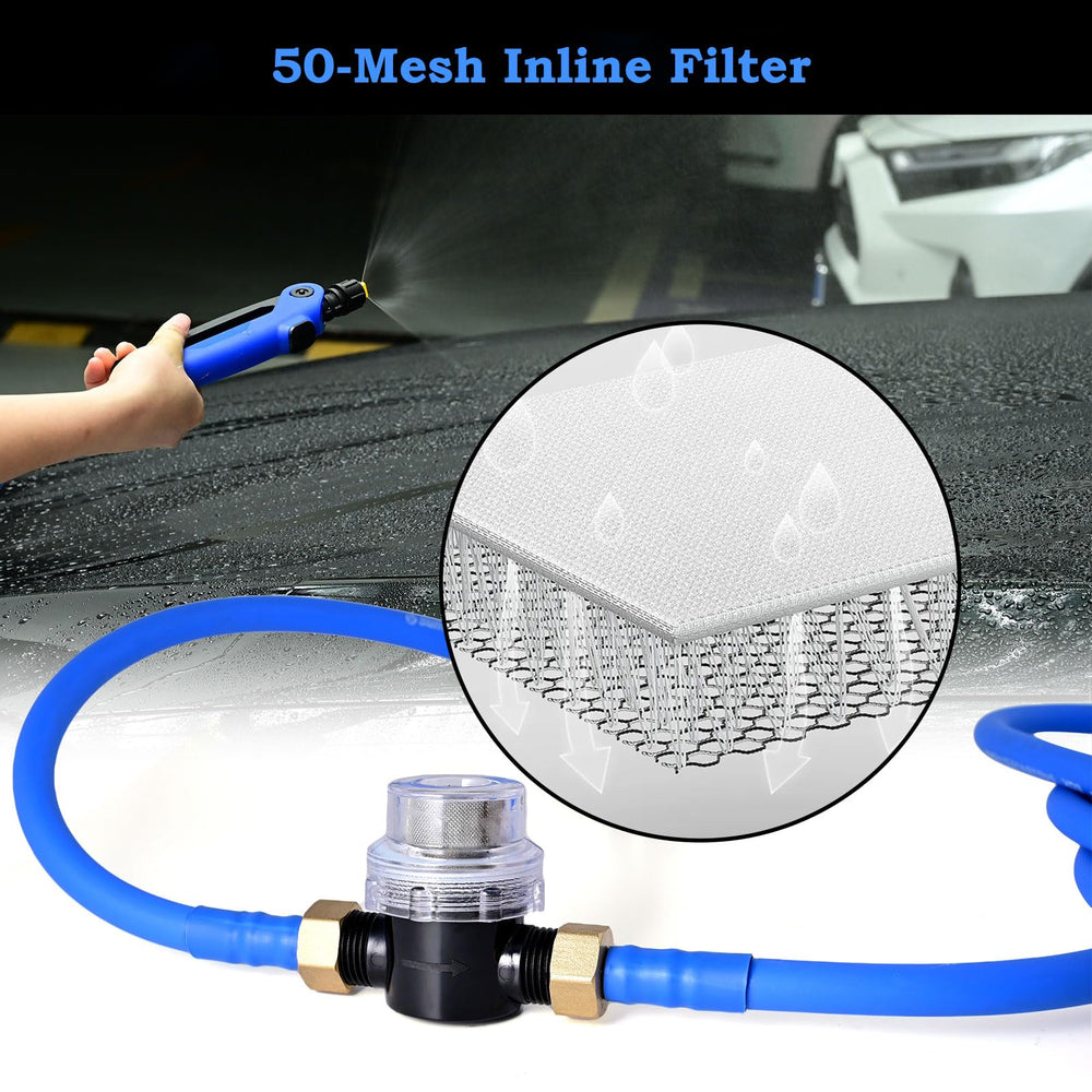 NEWISHTOOL yellow fan tip spraying wide mist for even coverage