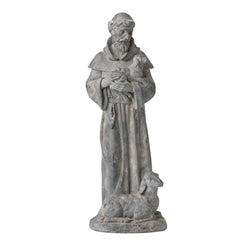 Newman House Studio front view showing full statue and serene presence