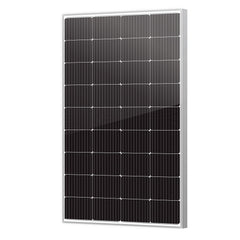 Newpowa front view of 200W solar panel showing full module and efficient layout
