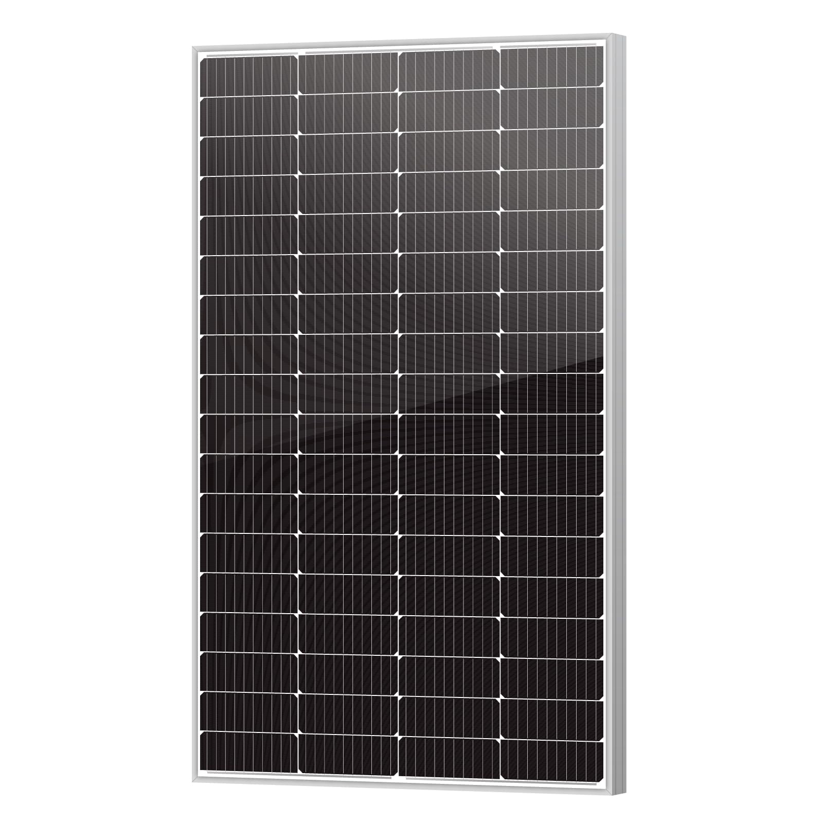 Newpowa front view of 200W panel showing compact design and reliable power