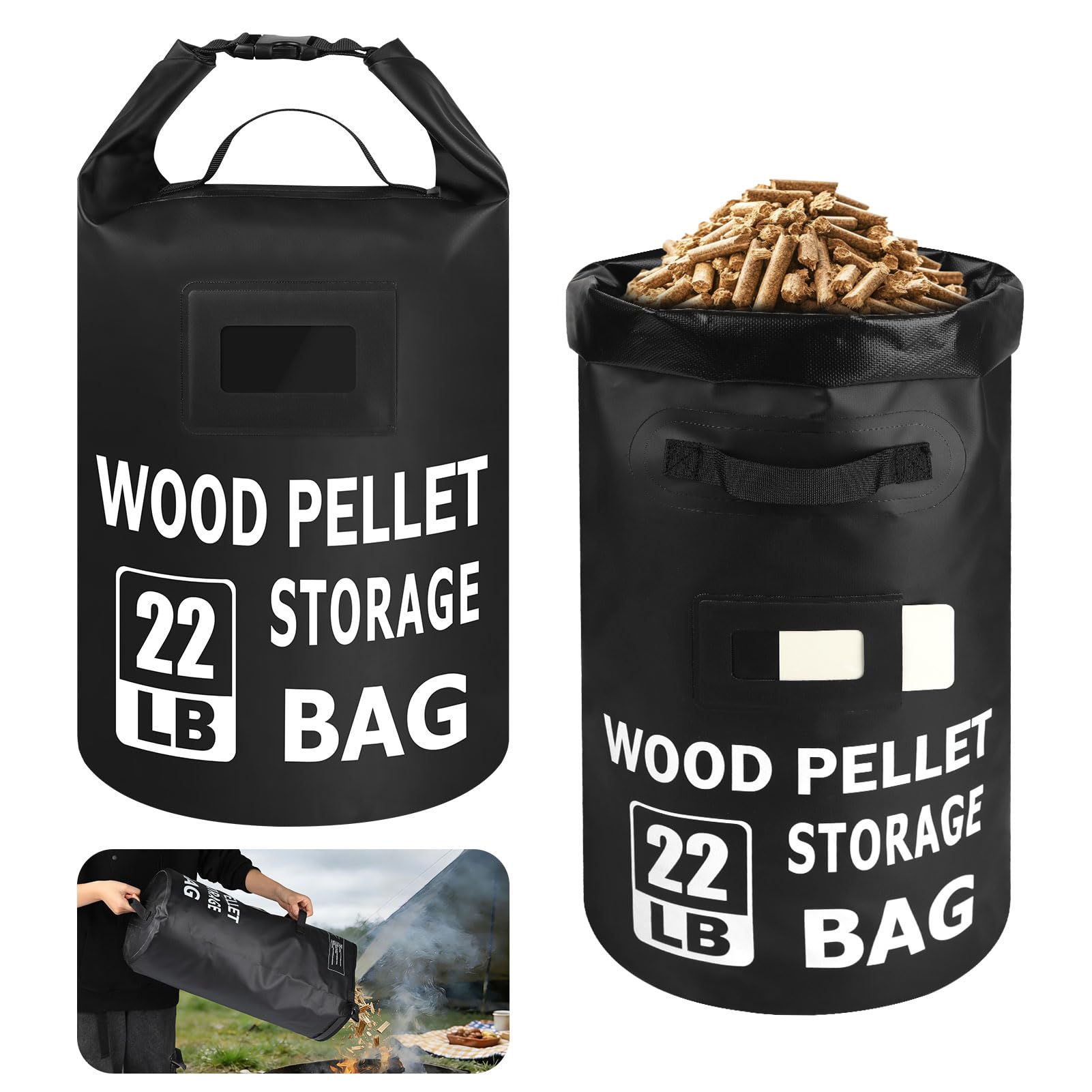 NewShot front view showing bag and dual handles for easier carrying