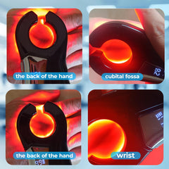 newsmthnet close-up of 18 LED ring highlighting wider illumination for clearer vein mapping
