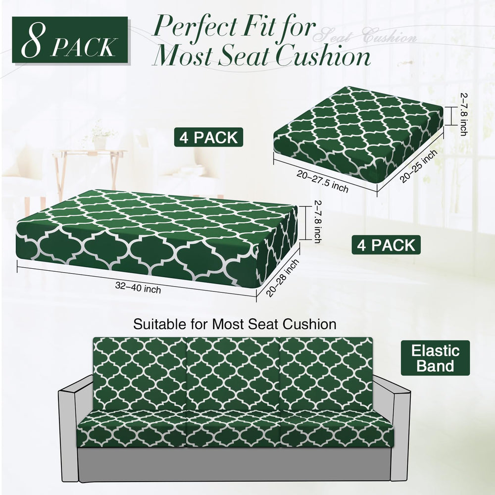 Newwiee back cushion cover installed on outdoor sectional showing water-resistant benefit