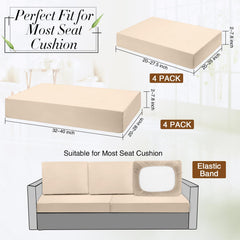 Newwiee close-up of backrest cover elastic edge for secure fit