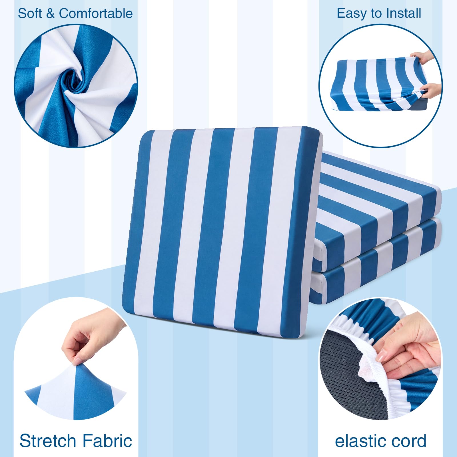 Newwiee camper interior with covers providing coordinated, protective upgrade