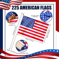 Newwiee close-up of polyester flag fabric, shows durable vibrant colors