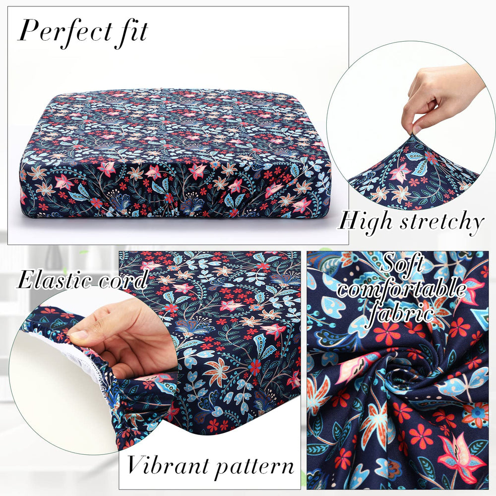 Newwiee cushion cover fitted on patio chair illustrating easy refresh and outdoor use