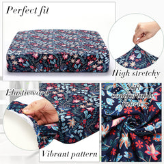 Newwiee cushion cover fitted on patio chair illustrating easy refresh and outdoor use
