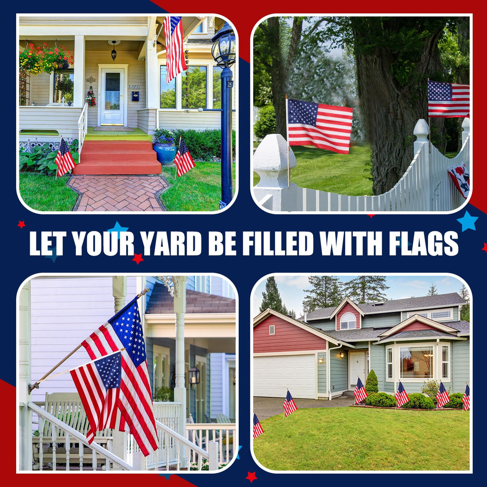 Newwiee handheld flag waved at parade, increases crowd visibility