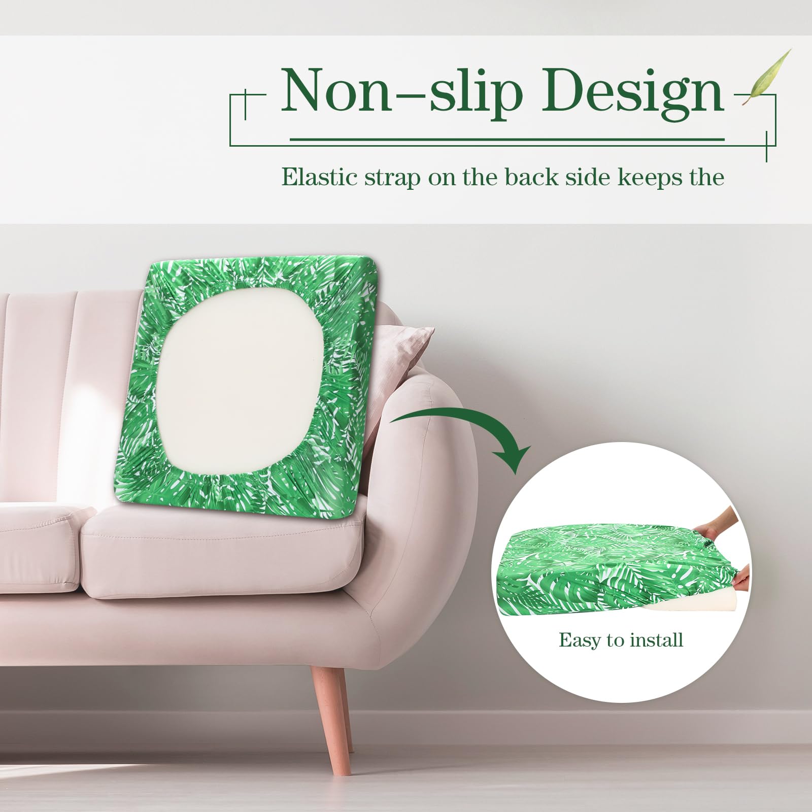Newwiee Monstera seam and edge detail showing durable construction benefit