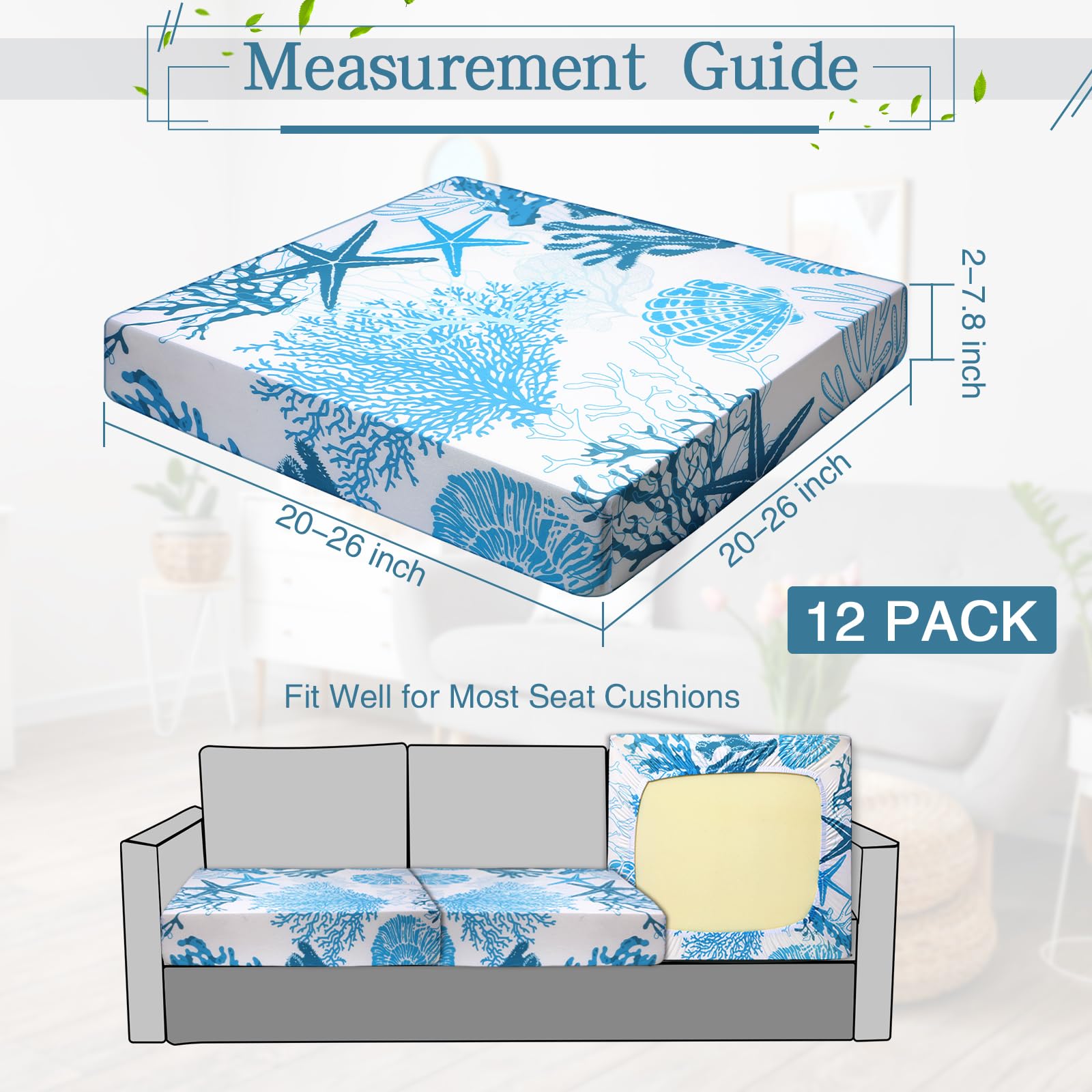 Newwiee covers mounted on patio sofa demonstrating refreshed outdoor look
