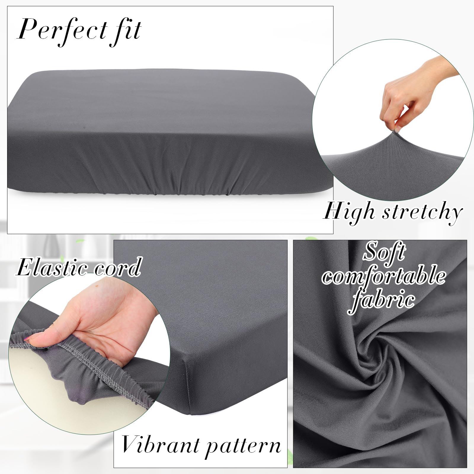 Newwiee covers fitted on outdoor sofa cushions, protects surfaces