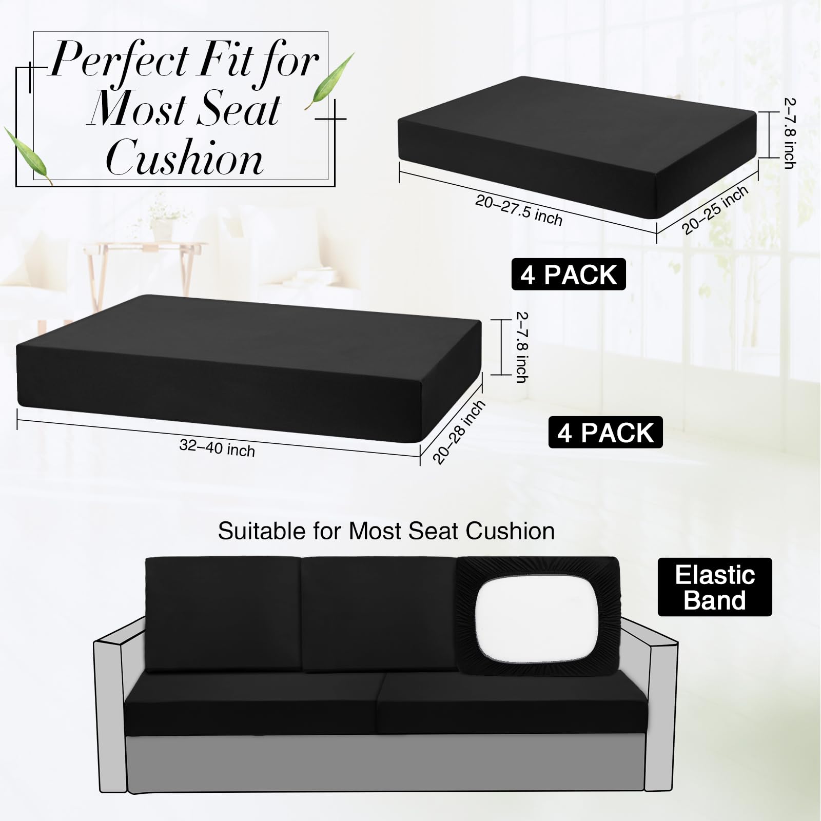 Newwiee seat cover fitted on outdoor sofa demonstrating refreshed appearance and protection