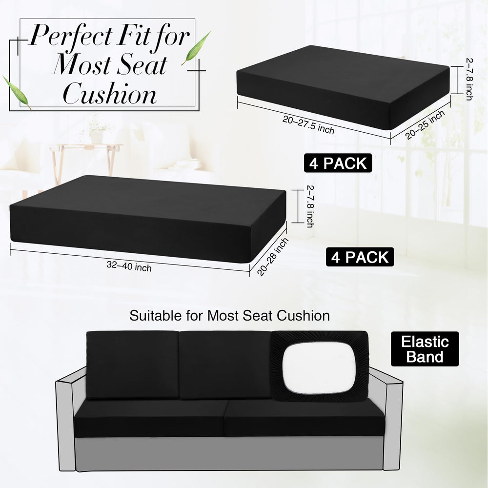 Newwiee seat cover fitted on outdoor sofa demonstrating refreshed appearance and protection