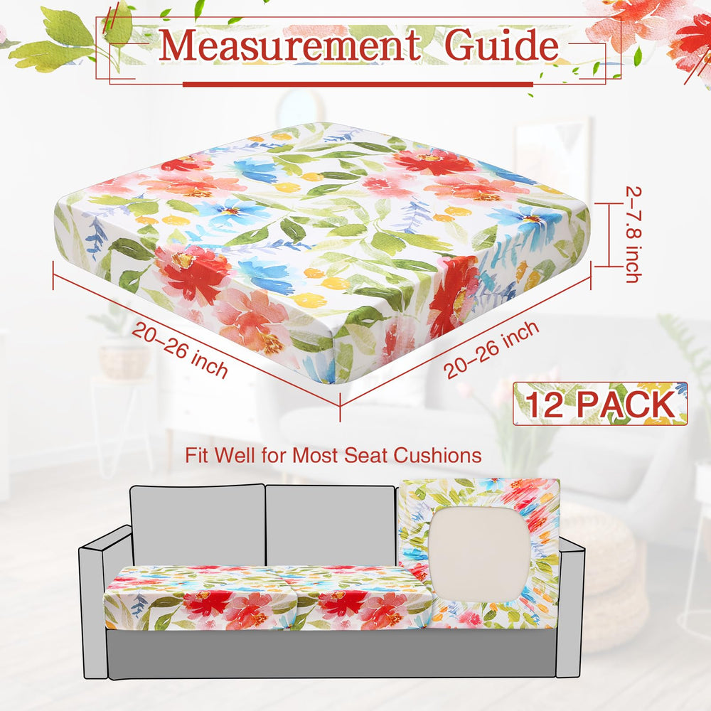 Newwiee cushion cover beside ruler showing fit for 20–27 inch cushions