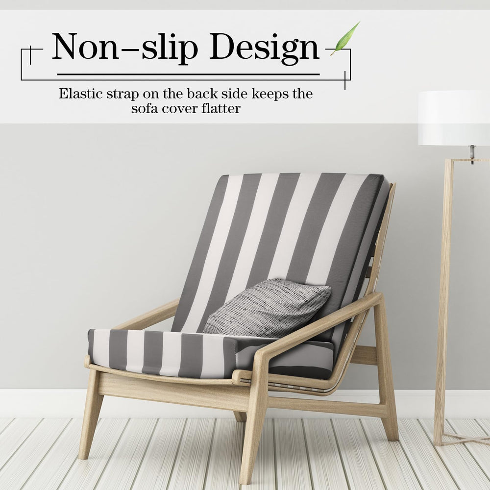 Newwiee size scale with ruler showing fit range for 20–27 inch cushions