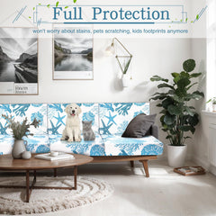 Newwiee cover beside ruler showing fit range and quick sizing benefit