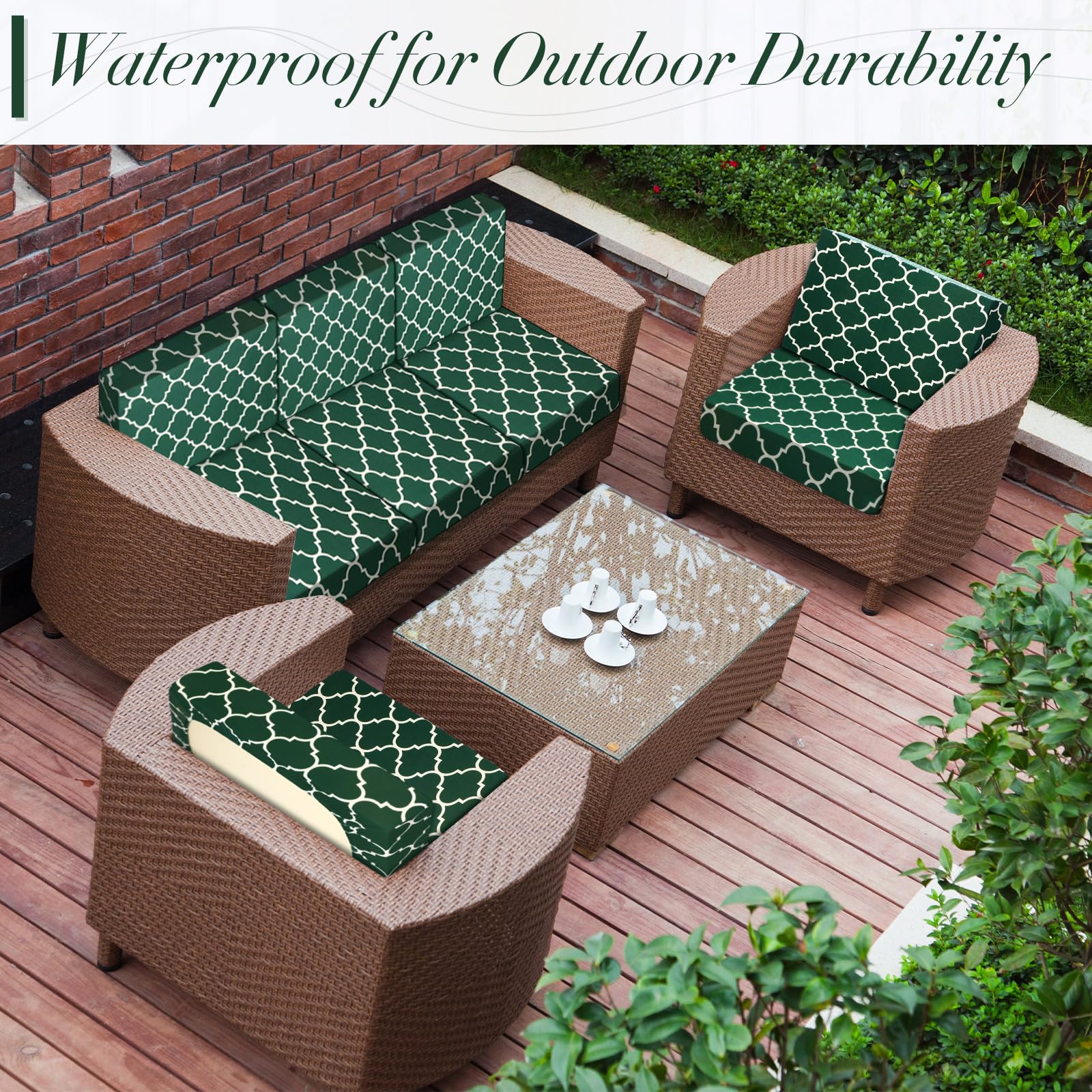 Newwiee elastic stretch fit being pulled over seat cushion for easy installation
