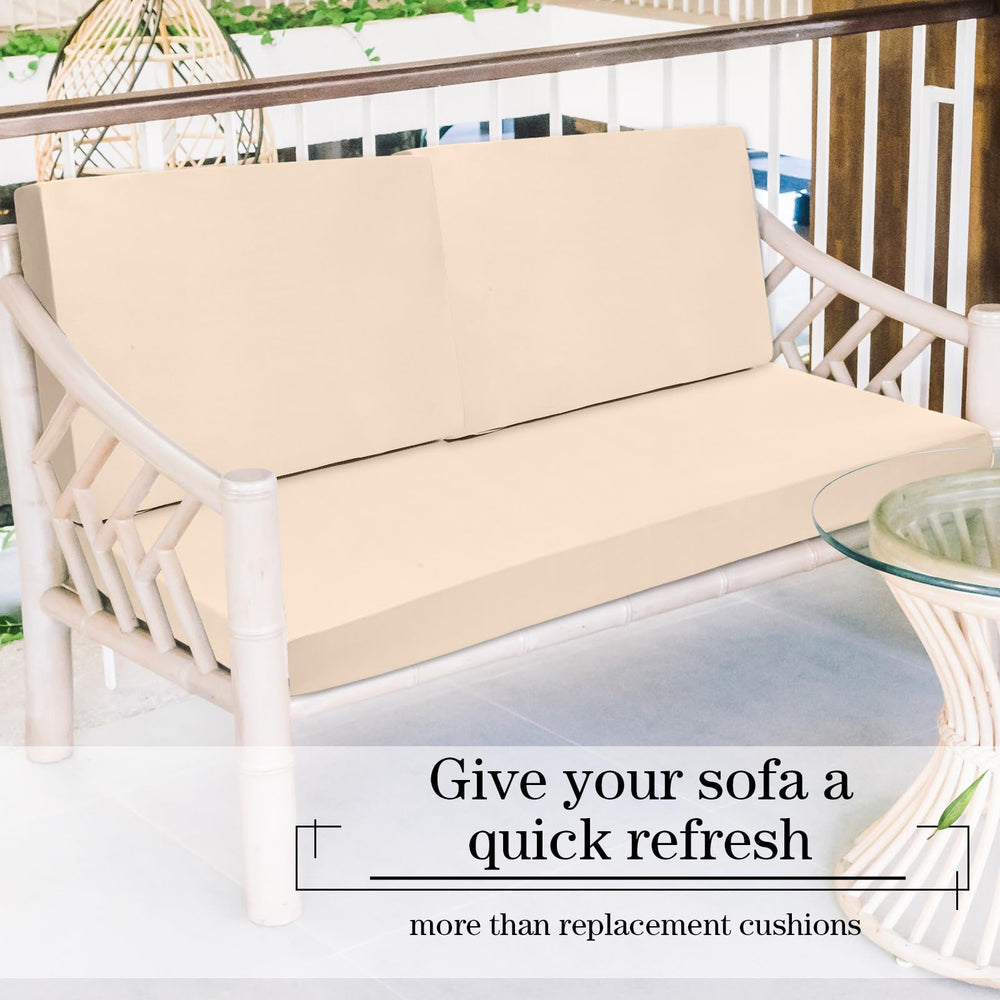 Newwiee waterproof backing detail protecting cushions from spills