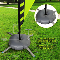 Newwiee water-fillable weighted base providing stability and secure anchoring