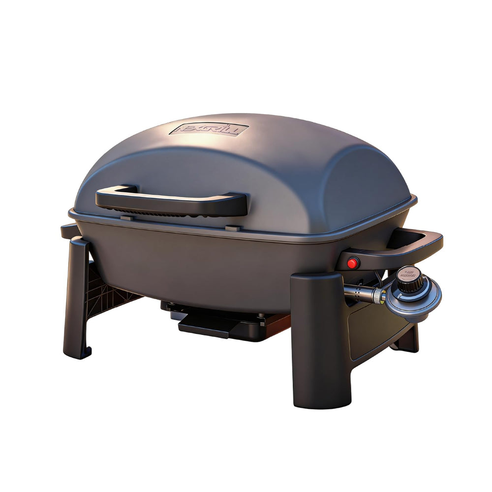 Nexgrill front view of tabletop grill showing compact portability and sturdy build