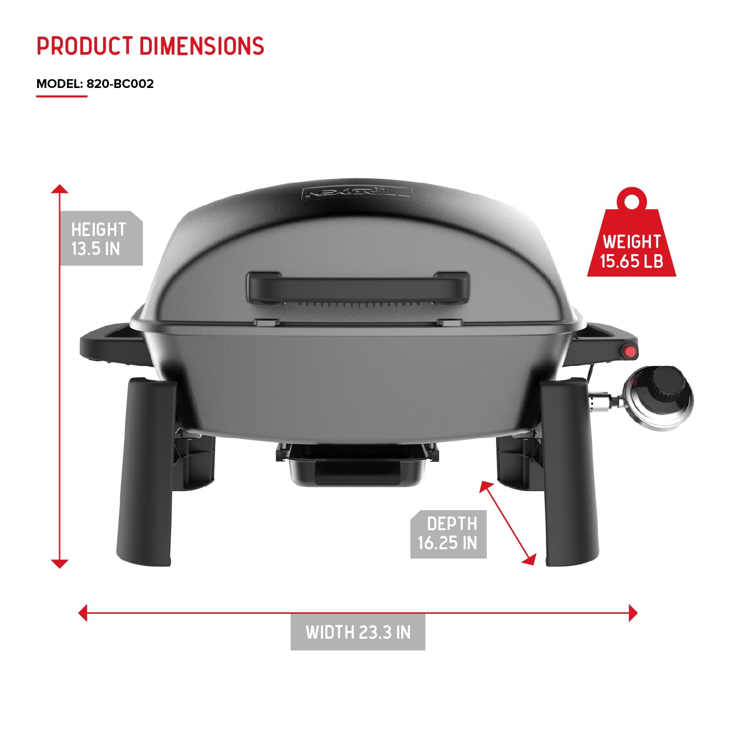 Nexgrill lifestyle scene at campsite showing portable grilling convenience outdoors