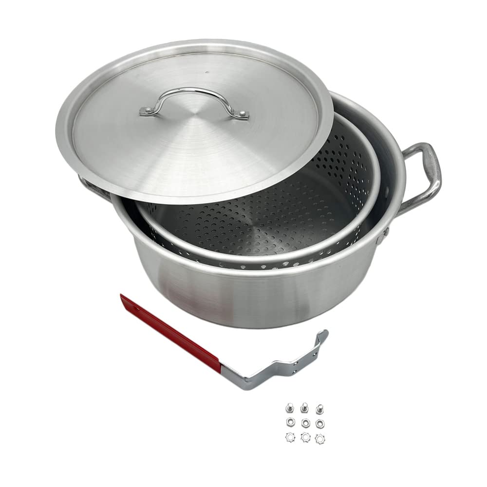 Nexgrill pot in use frying chicken wings demonstrating even heating and crisp results