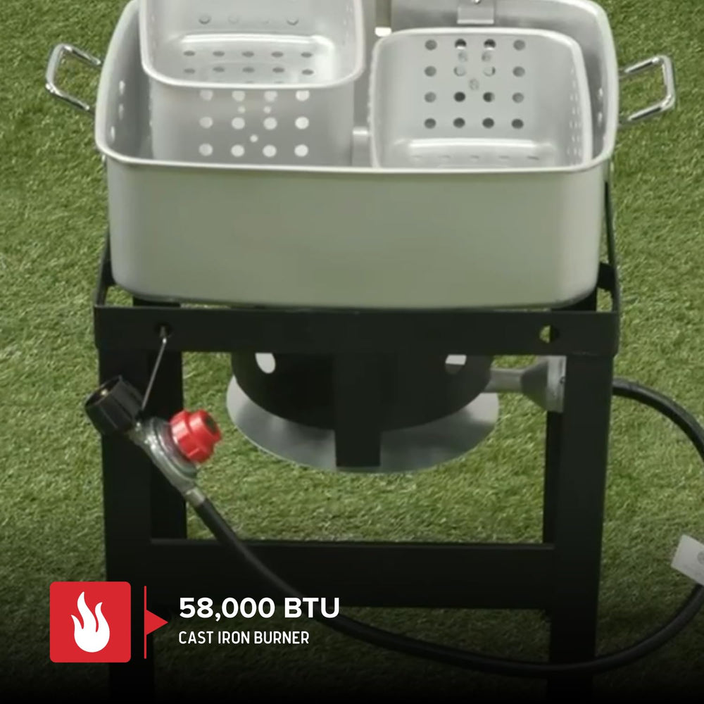 Nexgrill scale comparison with propane tank showing portable size and storage ease
