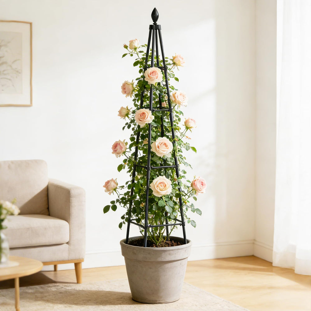 Nexum trellis disassembled pieces compact for easy seasonal storage
