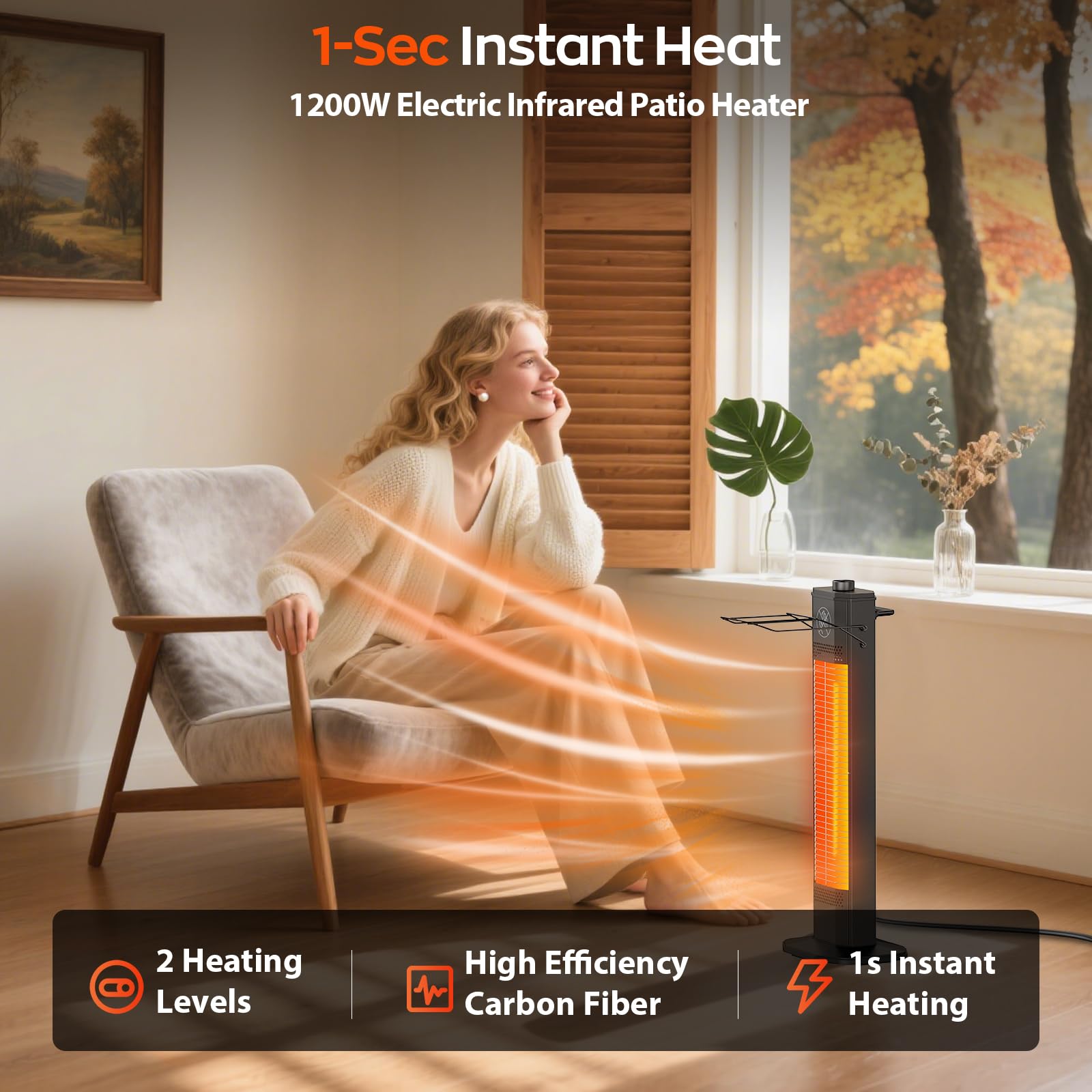 Nfccra carbon-fiber element close-up highlighting fast radiant heating