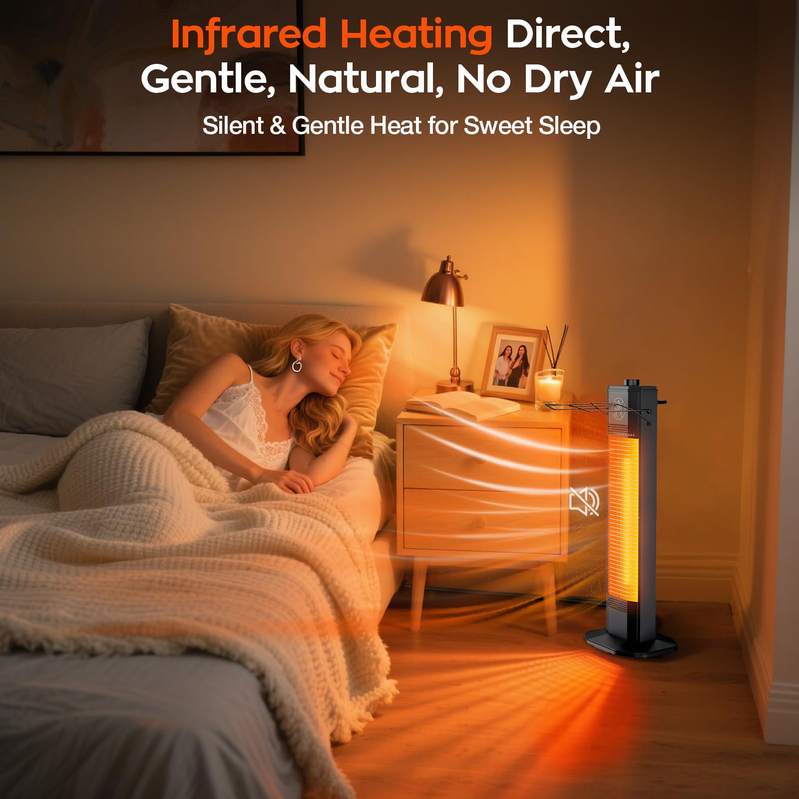 Nfccra heater under light rain illustrating IPX5 water-resistant protection