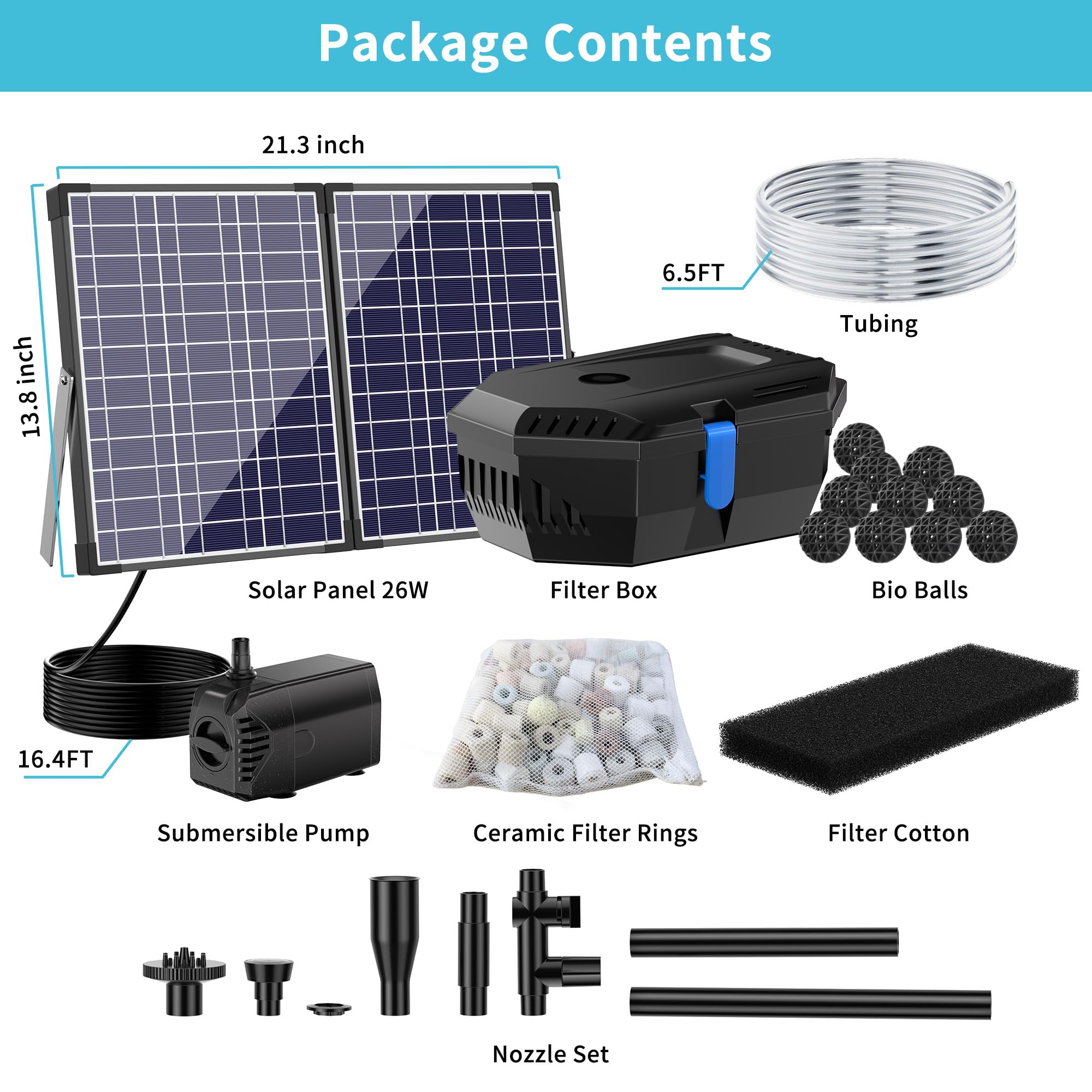 NFESOLAR long 16.4 ft cable and panel placement demonstration for optimal sun