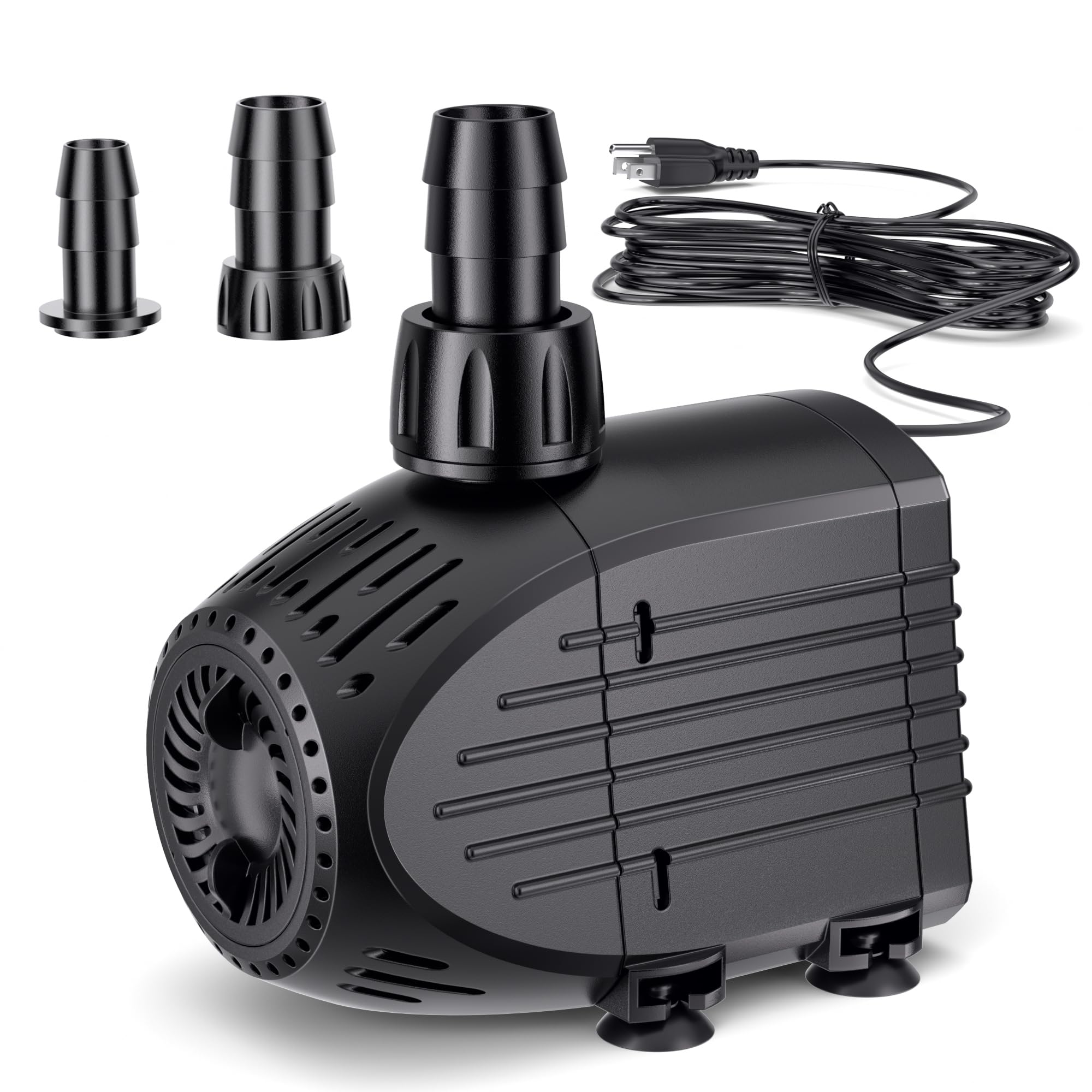NFESOLAR front view of pump showing compact durable housing and quiet benefit