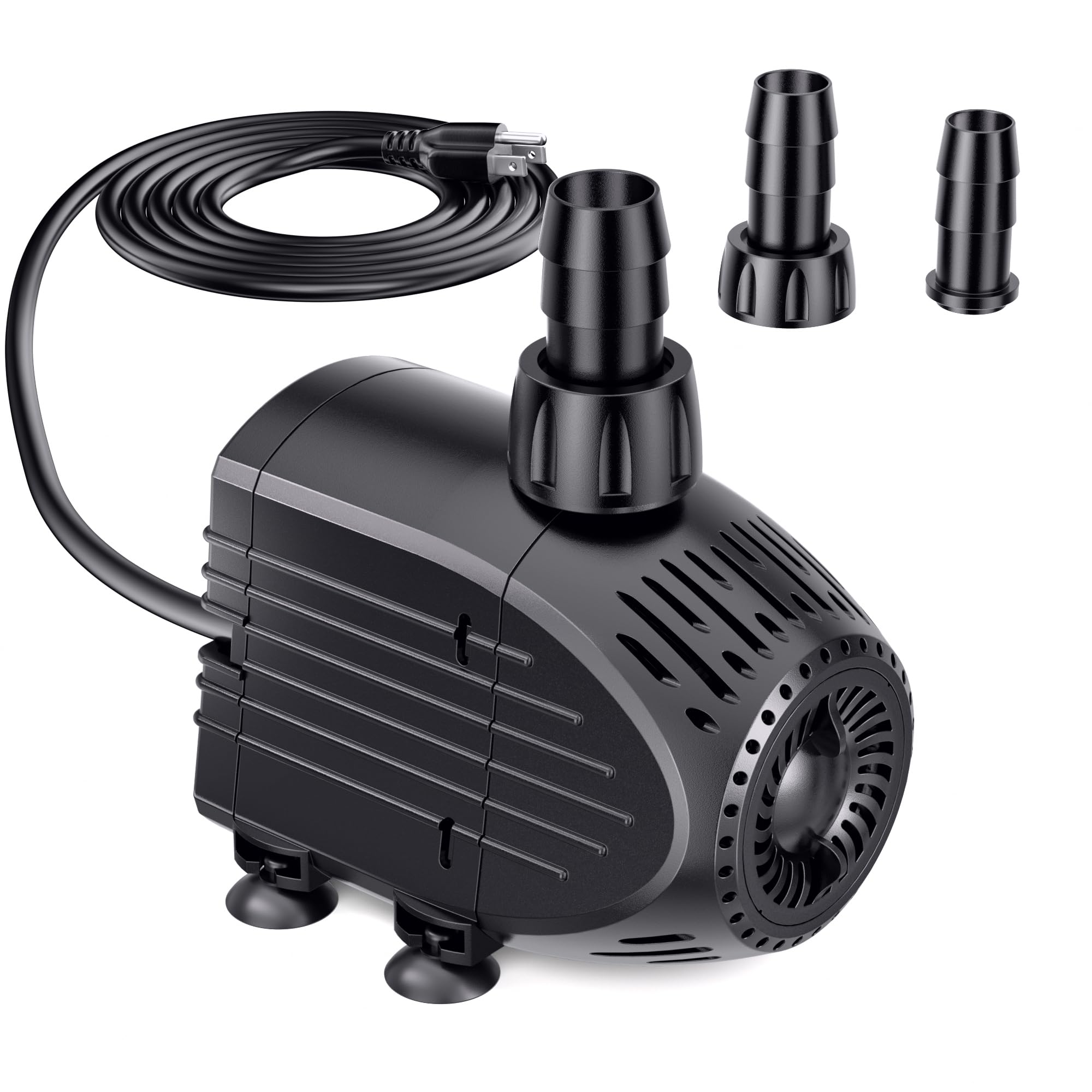 NFESOLAR pump front view showing compact design and quiet operation benefit