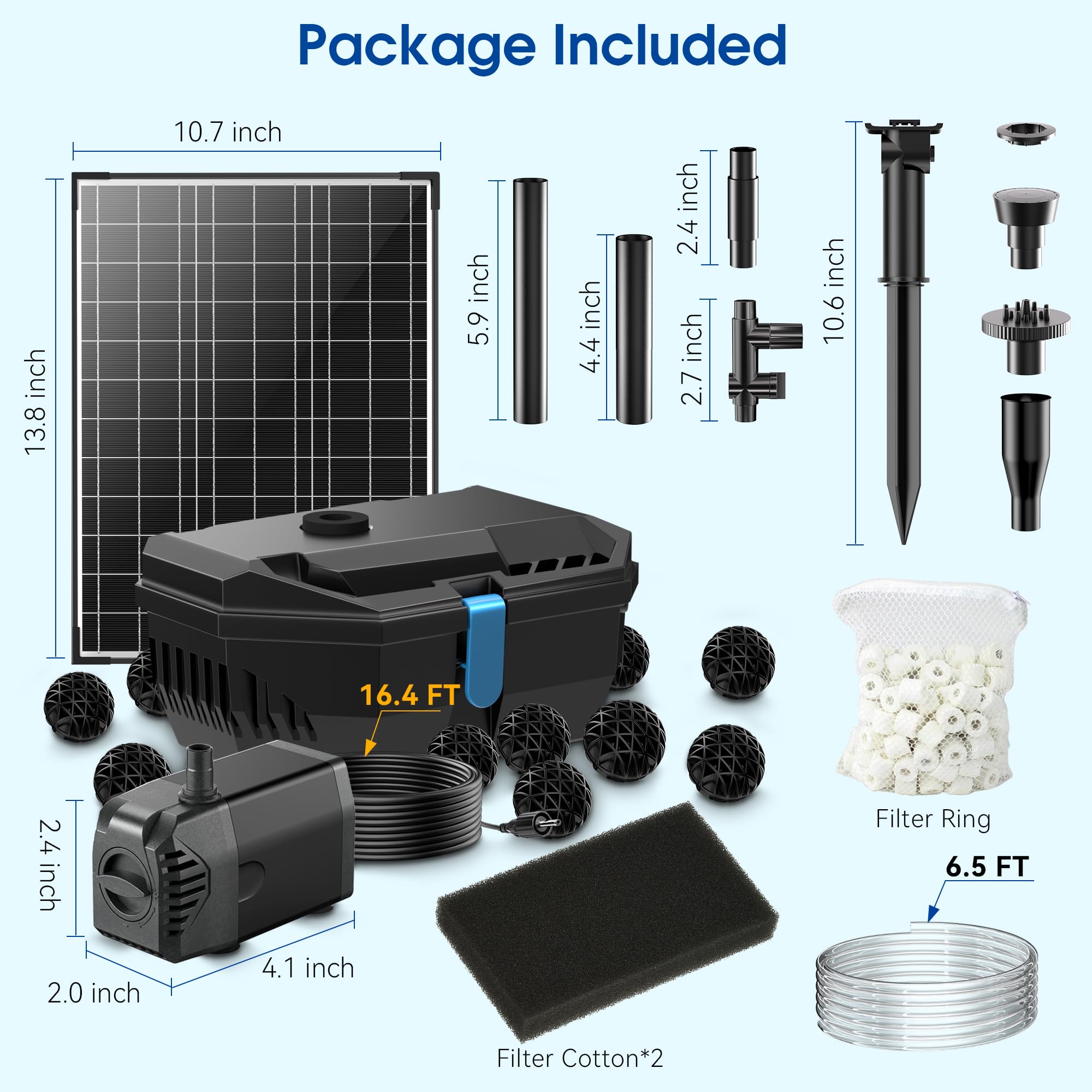 NFESOLAR size comparison with a hand showing compact design and easy placement