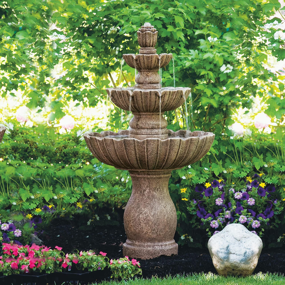 NFESOLAR operating in a fountain producing steady stream showing reliable flow benefit