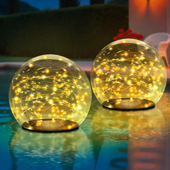 NiceBuy front view of floating lights showing design and easy setup