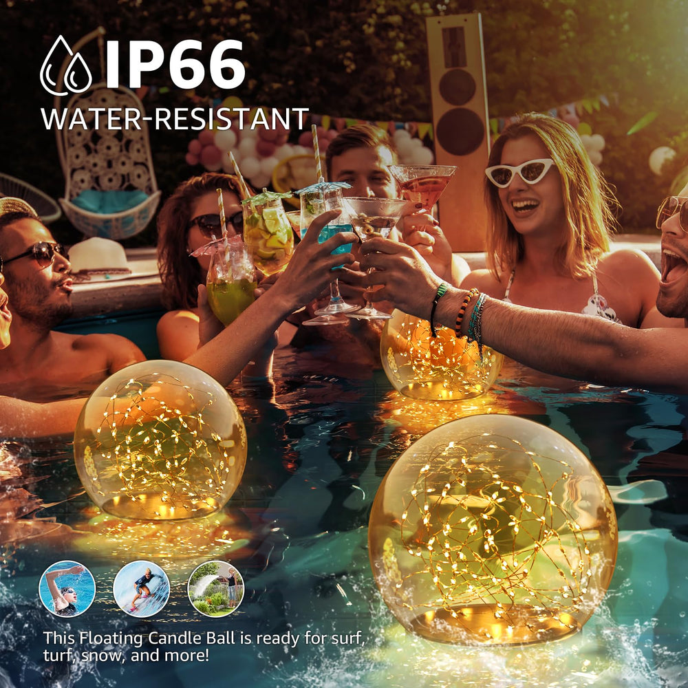 NiceBuy clear globe detail highlighting durable ABS shell protection