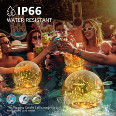 NiceBuy clear globe detail highlighting durable ABS shell protection